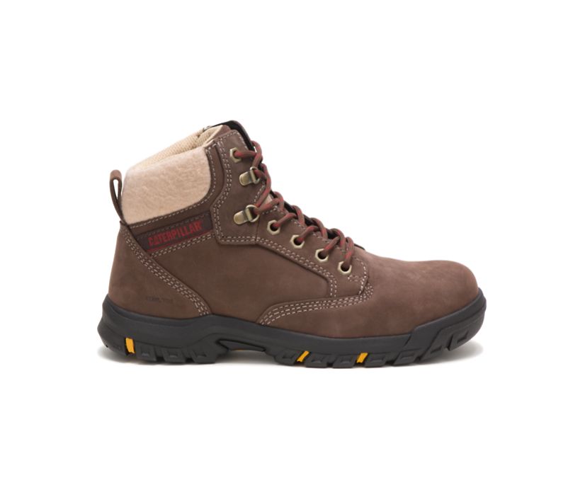 Caterpillar Tess Steel Toe - Mørke Brune Vernestøvler Dame - Norge ( XPUQG-0287 )